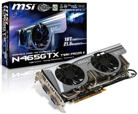 Игровое железо - MSI официально анонсирует видеокарты Twin Frozr II GTX 465 и GTX 470